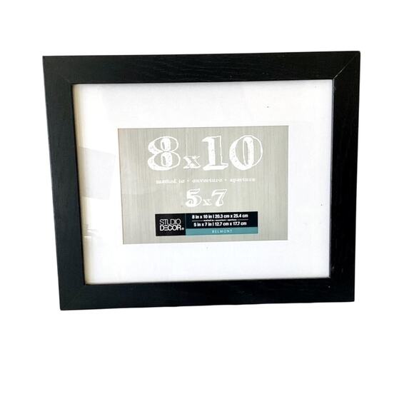 Studio Decor Black Wood Picture Frame - Picture 1 of 4